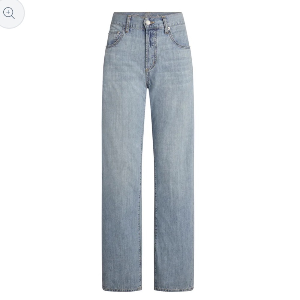 Daily Blue Relaxed Straight Leg Denim Jean MOOD in Echo Wash Rigid AG NEW $313